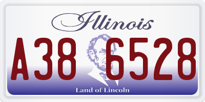 IL license plate A386528