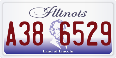 IL license plate A386529