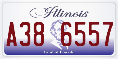IL license plate A386557