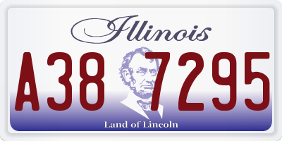 IL license plate A387295
