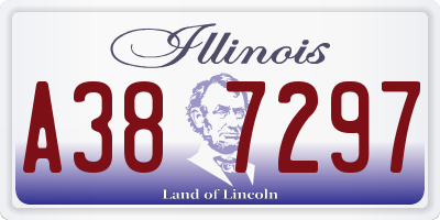 IL license plate A387297
