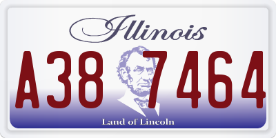 IL license plate A387464
