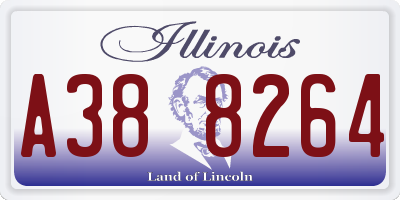 IL license plate A388264