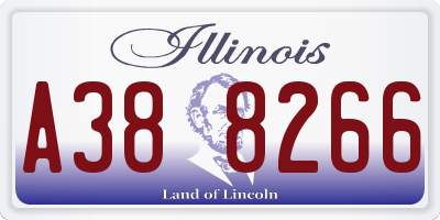 IL license plate A388266