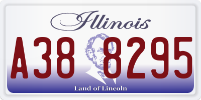 IL license plate A388295