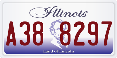 IL license plate A388297