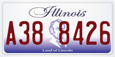 IL license plate A388426