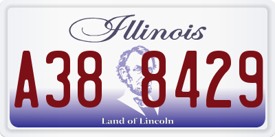 IL license plate A388429