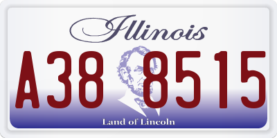 IL license plate A388515