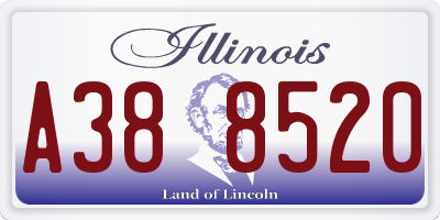 IL license plate A388520