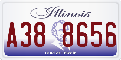 IL license plate A388656