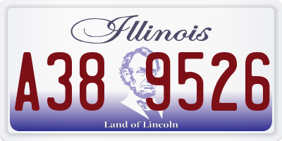 IL license plate A389526