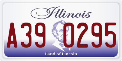 IL license plate A390295