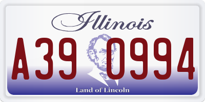 IL license plate A390994