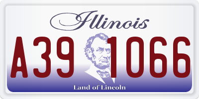 IL license plate A391066
