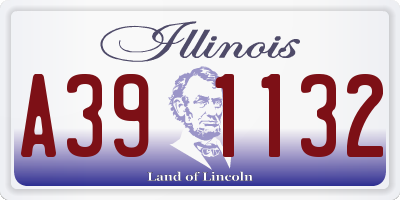 IL license plate A391132