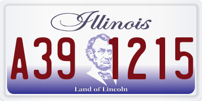 IL license plate A391215