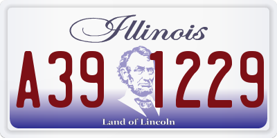 IL license plate A391229