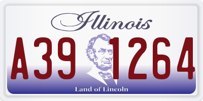 IL license plate A391264