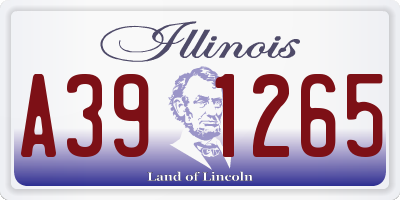 IL license plate A391265