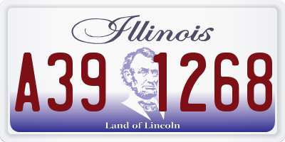 IL license plate A391268