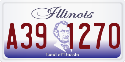 IL license plate A391270