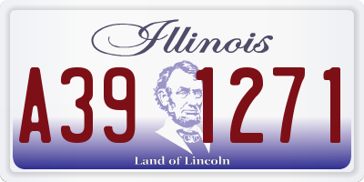 IL license plate A391271