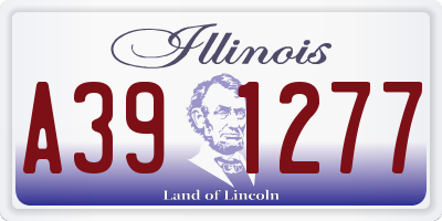 IL license plate A391277