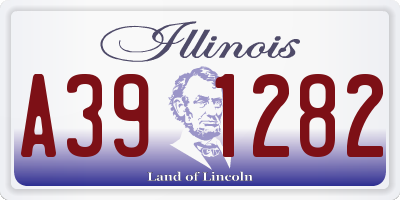 IL license plate A391282