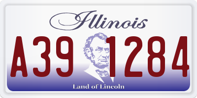 IL license plate A391284