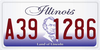 IL license plate A391286