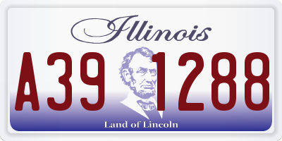 IL license plate A391288