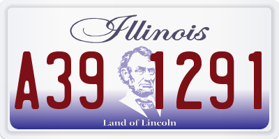 IL license plate A391291