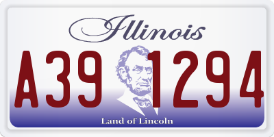 IL license plate A391294
