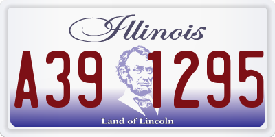 IL license plate A391295
