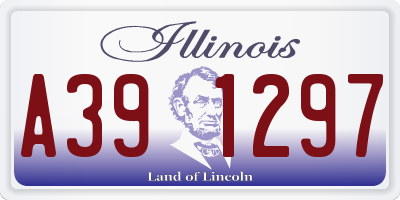 IL license plate A391297