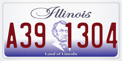 IL license plate A391304