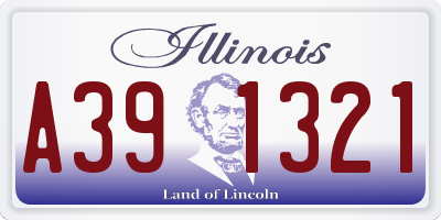IL license plate A391321