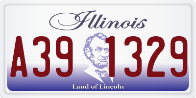 IL license plate A391329
