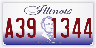 IL license plate A391344