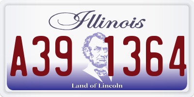 IL license plate A391364