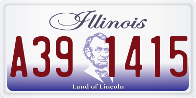 IL license plate A391415