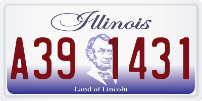 IL license plate A391431