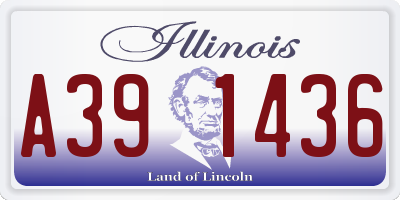 IL license plate A391436