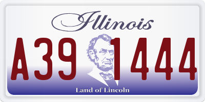 IL license plate A391444