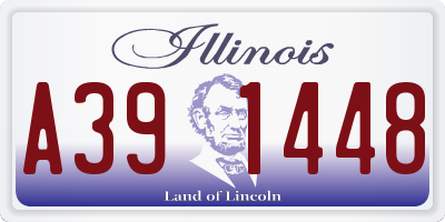 IL license plate A391448