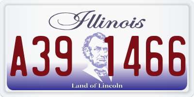 IL license plate A391466