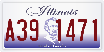 IL license plate A391471