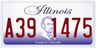 IL license plate A391475