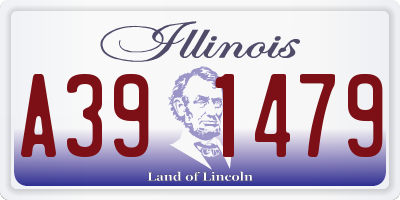 IL license plate A391479